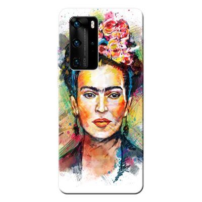 Huawei - P40 Pro Frida Kahlo Silikon Kılıf
