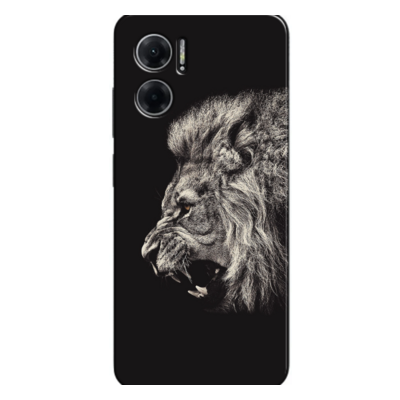 Xiaomi - Redmi Note 11E Kükreyen Aslan Silikon Kılıf
