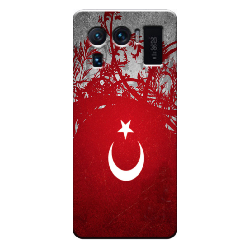 Xiaomi - Mi 11 Ultra Türk Bayrağı Silikon Kılıf