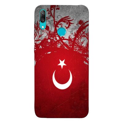 Huawei - Y7 Prime 2019 Türk Bayrağı Silikon Kılıf