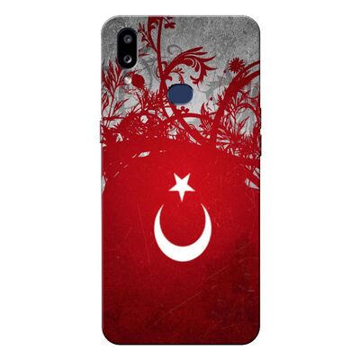 Samsung - Galaxy A10S Türk Bayrağı Silikon Kılıf