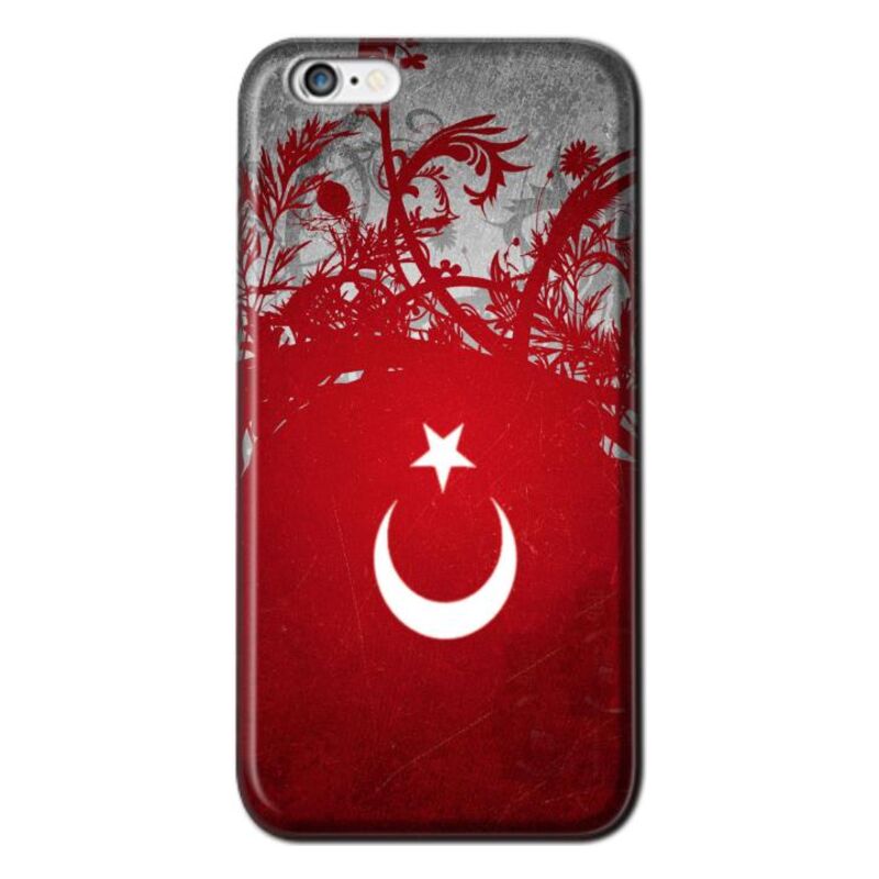 Apple - iPhone 6 Türk Bayrağı Silikon Kılıf