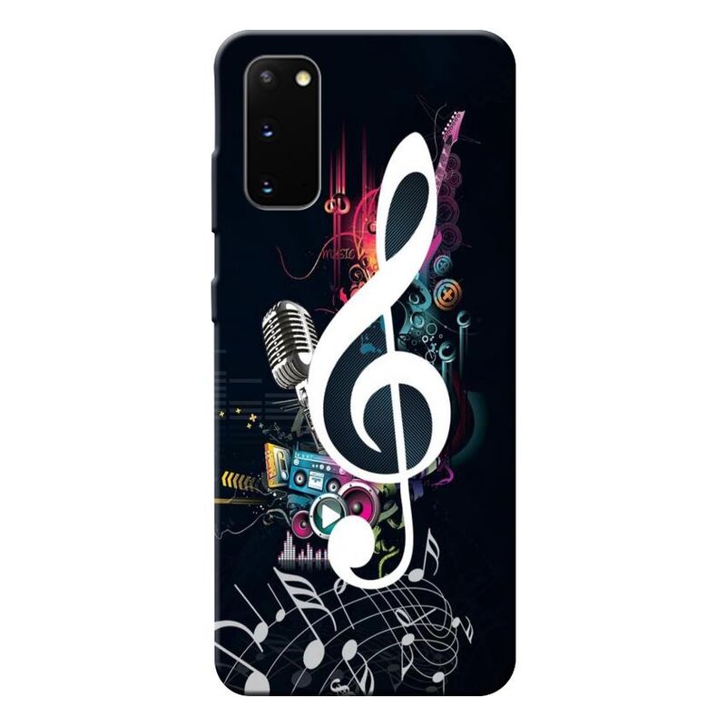 Samsung - Galaxy S20 Plus Music Silikon Kılıf