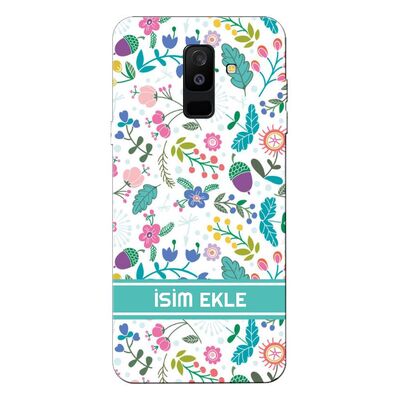 Samsung - Galaxy A6 Plus 2018 İsminize Özel V3 Silikon Kılıf