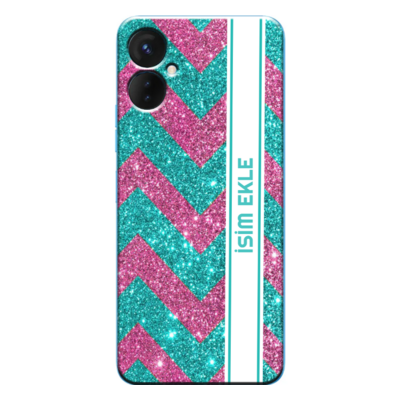 TECNO - Spark 9 Pro İsminize Özel V8 Silikon Kılıf
