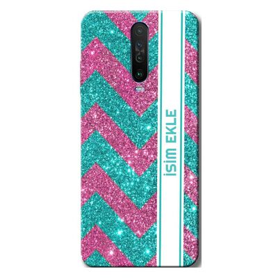Xiaomi - Redmi K30 İsminize Özel V8 Silikon Kılıf