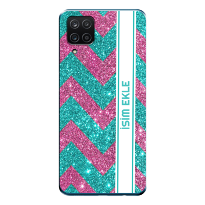 Samsung - Galaxy A12 İsminize Özel V8 Silikon Kılıf