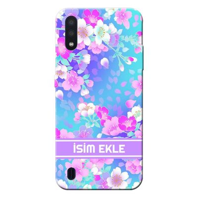Samsung - Galaxy A01 İsminize Özel V17 Silikon Kılıf