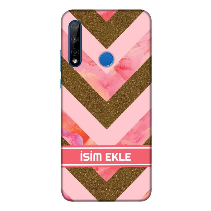 Huawei - P20 Lite 2019 İsminize Özel V23 Silikon Kılıf