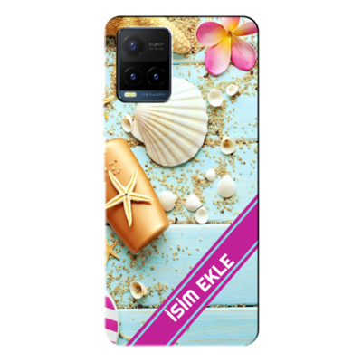 Vivo - Y32 İsminize Özel V27 Silikon Kılıf