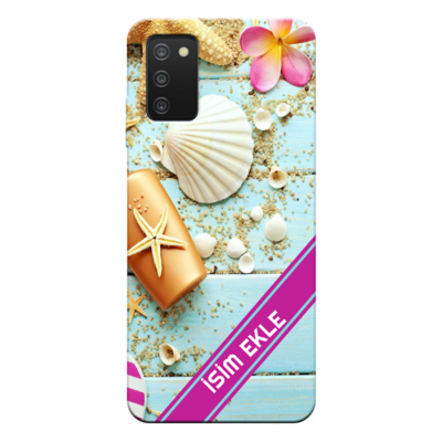 Samsung - Galaxy A03s İsminize Özel V27 Silikon Kılıf