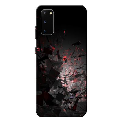 Samsung - Galaxy S20 Plus Kırık Camlar Silikon Kılıf
