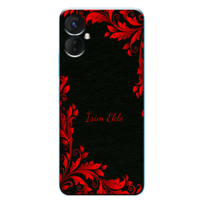 TECNO - Spark 9 Pro Black- Red Silikon Kılıf