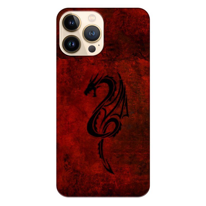 Apple - iPhone 13 Pro Max Red Dragon Silikon Kılıf