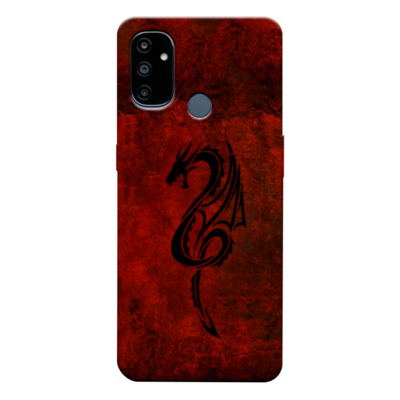 OnePlus - Nord 100 Red Dragon Silikon Kılıf