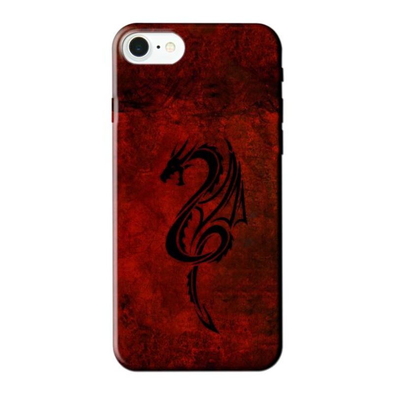 Apple - iPhone 7 Red Dragon Silikon Kılıf