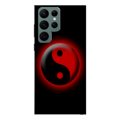 Samsung - Galaxy S22 Ultra Ying-Yang Silikon Kılıf