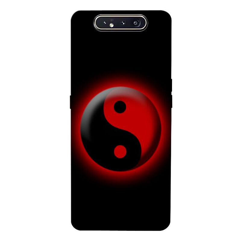 Samsung - Galaxy A80 Ying-Yang Silikon Kılıf