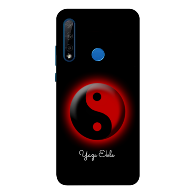 Huawei - P20 Lite 2019 Ying-Yang Silikon Kılıf