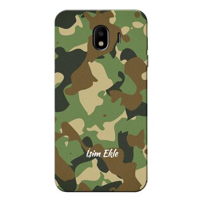 Samsung - Galaxy J4 2018 Asker Yeşili Silikon Kılıf