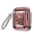 Apple Airpods Kılıf Airbag 08 Silikon - Rose Gold