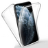 Apple - iPhone 11 Şeffaf 360 Tam Koruma Silikon Kılıf - Şeffaf