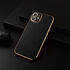 Apple - iPhone 11 Zebana Golden Silikon Kılıf - Siyah