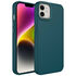 Apple - iPhone 11 Luna Silikon Kılıf - Petrol Yeşili