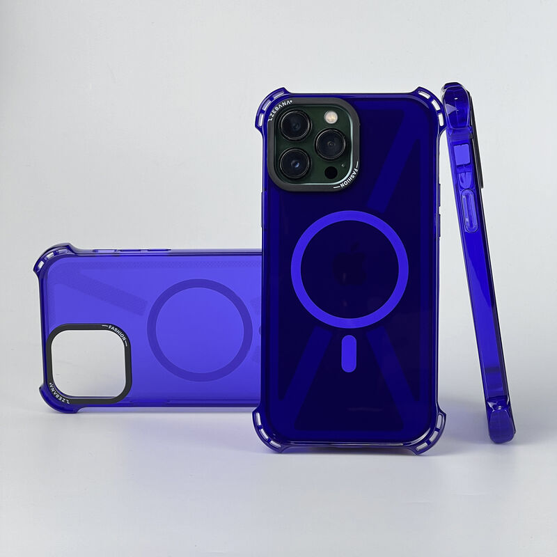 Apple iPhone 11 Pro Max Zebana Airbag Fashion Silikon Derin Mor Kılıf