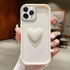 Apple - iPhone 11 Pro Max Zebana Amour Silikon Kılıf - Krem Rengi