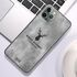 Apple - iPhone 11 Pro Silikon Kenar Kumaş Kılıf - Gri