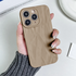 Apple - iPhone 11 Pro Zebana Soft Wrink Silikon Kılıf - Açık Kahverengi