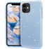 Apple - iPhone 11 Shining Simli Silikon Kılıf - Turkuaz