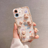 Apple - iPhone 11 Zebana Bear and Rabbit Silikon Kılıf - Kahverengi