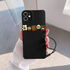 Apple - iPhone 11 Zebana Love Bear Silikon Kılıf - Siyah - Kahverengi