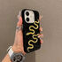 Apple - iPhone 11 Zebana Serpent Kadife Kumaş Kılıf - Siyah