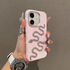 Apple - iPhone 11 Zebana Serpent Kadife Kumaş Kılıf - Pembe