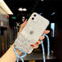 Apple - iPhone 11 Zebana Simli Askılı Silikon Kılıf - Mavi