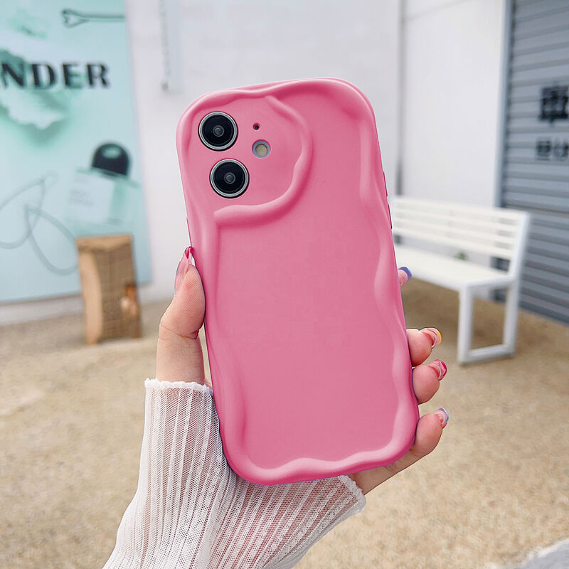 Apple - iPhone 11 Zebana Wave Mat Silikon Kılıf - Pembe