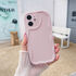 Apple - iPhone 11 Zebana Wave Mat Silikon Kılıf - Rose Gold