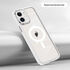 Apple - iPhone 12 Zebana Guard Silikon Kılıf (Kablosuz Şarj Destekli) - Beyaz