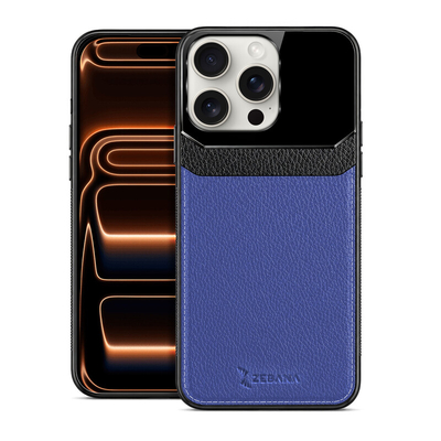 Apple iPhone 12 Pro Uyumlu Zebana Lens Deri Kahverengi Kılıf