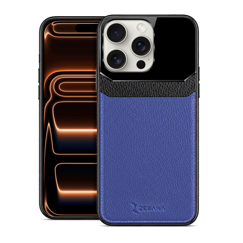 Apple iPhone 12 Pro Uyumlu Zebana Lens Deri Kahverengi Kılıf