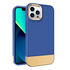 Apple - iPhone 12 Pro Max Zebana Gold Stil Silikon Kılıf - Mavi