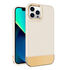 Apple - iPhone 12 Pro Max Zebana Gold Stil Silikon Kılıf - Krem Rengi