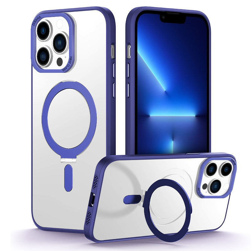 Apple iPhone 12 Pro Max Zebana First Class Standlı Silikon Açık