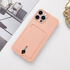 Apple - iPhone 12 Pro Max Zebana Kartlıklı Sweet Yumuşak Silikon Kılıf - Rose Gold