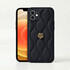 Apple - iPhone 12 Zebana Camellia Deri Kılıf - Siyah