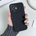 Apple - iPhone 12 Zebana Soft Wrink Silikon Kılıf - Siyah