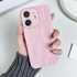 Apple - iPhone 12 Zebana Soft Wrink Silikon Kılıf - Pembe